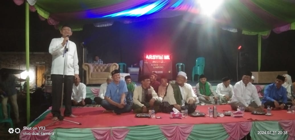 Wakil Bupati Way Kanan Hadiri Puncak Hut Kampung Lembasung ke -61
