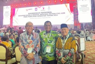 Aswarodi Hadiri Koordinasi Nasional Kesiapan Kepala Daerah Menjaga Netralitas ASN Pada Pilkada 2024