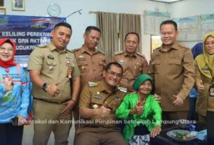 Aswarodi Pantau Pelayanan Administrasi Kependudukan di Desa Abung Jayo