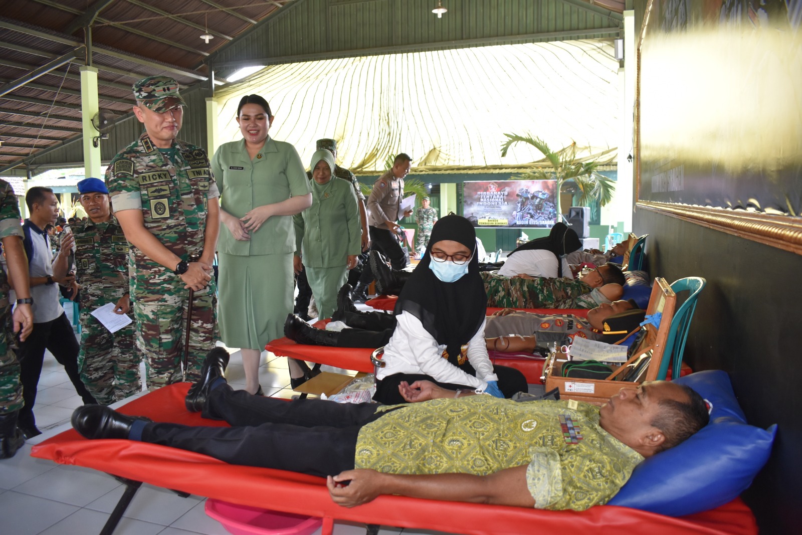 Peringati HUT TNI, Kodim Sragen gelar berbagai Baksos