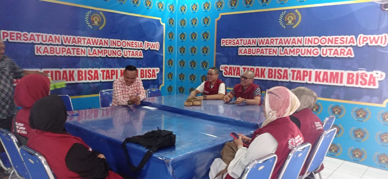 RDD Kunjungi Kantor PWI Lampura