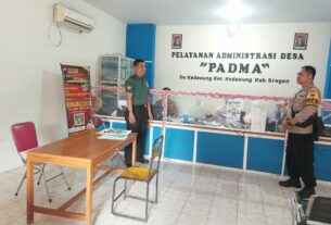Babinsa dan Bhabinkamtibmas Bersinergi, Komunikasi dengan Perangkat Desa untuk Jaga Kamtibmas