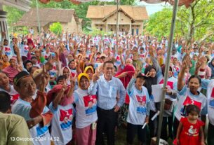 Calon Bupati Way Kanan melaksanakan Kampanye Tatap Muka