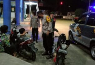Ciptakan Kondusifitas Wilayah Babinsa dan Polsek Boyolali Kompak Patroli