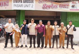 Dukung dan Sukseskan Program Asta Cita Presiden RI, Satgas Pangan Polres Tulang Bawang Gelar Operasi Pasar