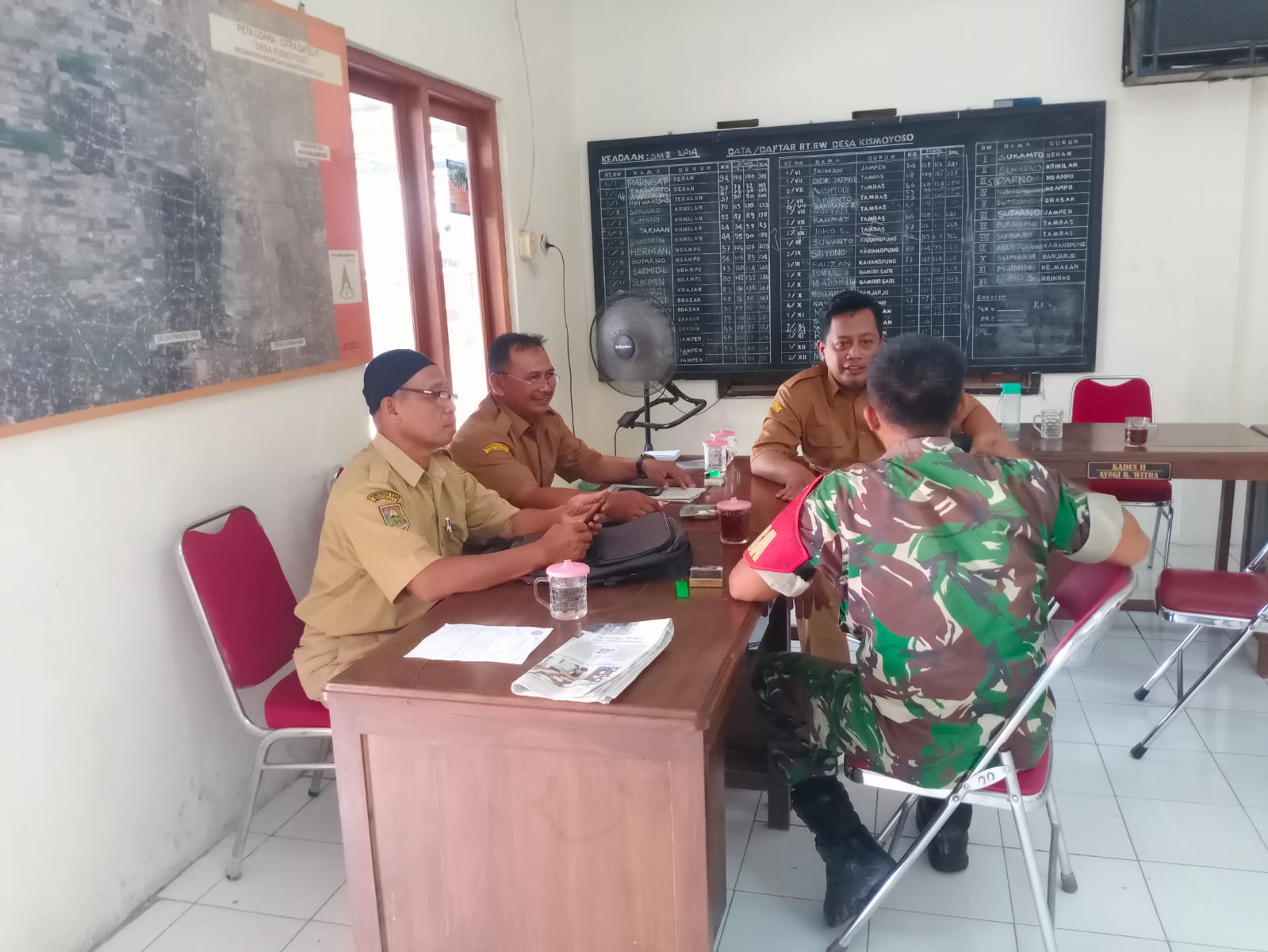 Sinergitas Babinsa Dan Perangkat Desa Ngemplak