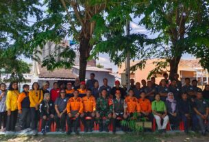 Tingkatkan Kesiapsiagaan Babinsa dan BPBD Adakan Simulasi Bencana Banjir