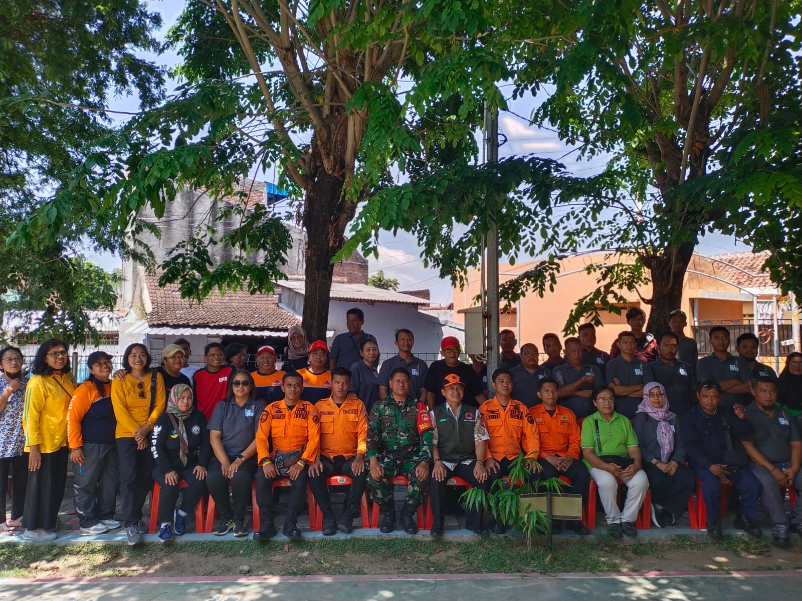 Tingkatkan Kesiapsiagaan Babinsa dan BPBD Adakan Simulasi Bencana Banjir