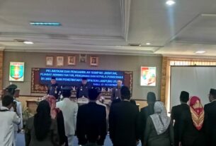 25 Pejabat Esselon Lampura Dilantik