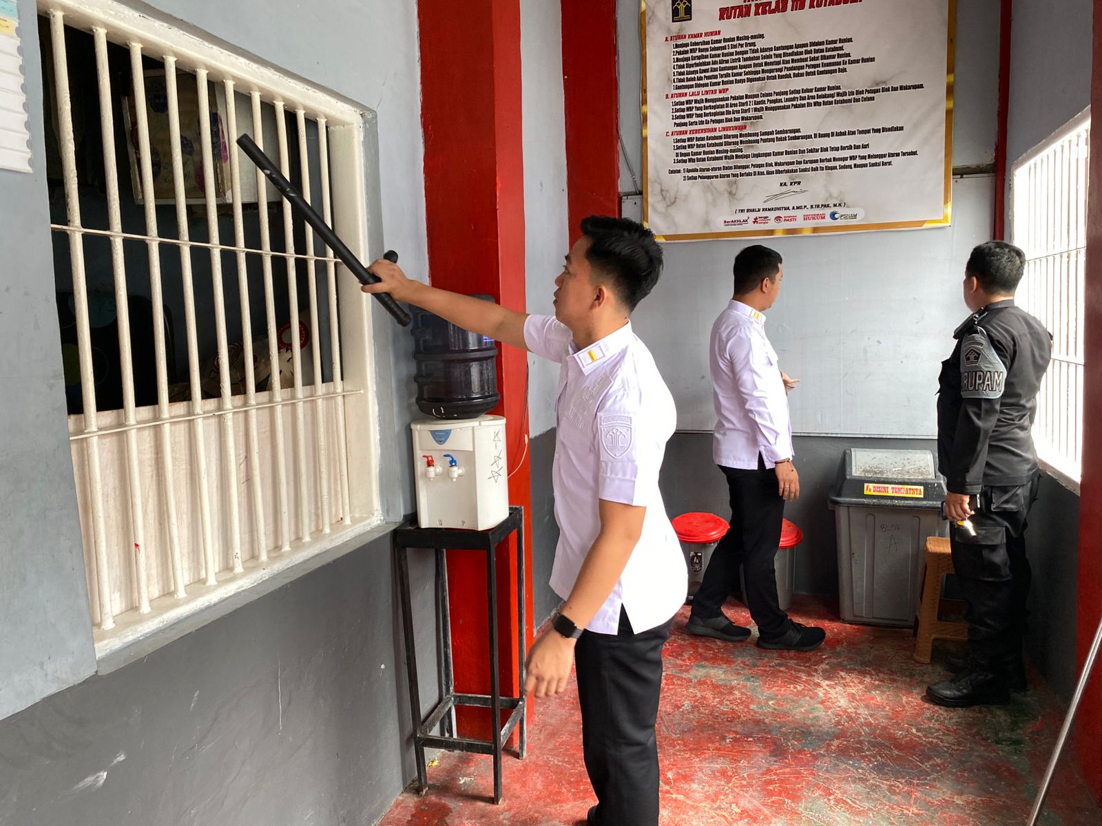 Deteksi Sejak Dini, Rutan Kelas ll B lakukan pengecekan pasilitas