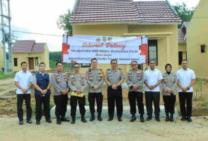 Tim dari Srena Polri yang dipimpin oleh Karomonev Laksanakan Supervisi di Mapolres Tulang Bawang Barat Tinjau Pembangungan Rumdin