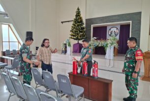 Danramil 03 Serengan Orientasi Sekaligus Cek Gereja di Kelurahan Danukusuman.  