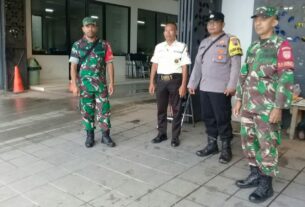 Jelang Pergantian Tahun, Babinsa Keprabon Bersama Bhabinkamtibmas Intensifkan Patroli Wilayah