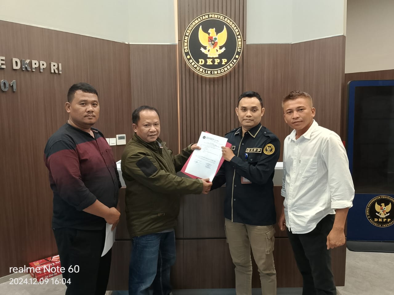 Ketua HKBN laporkan dugaan pelanggaran kode etik penyelenggara pemilu ke (DKPP)
