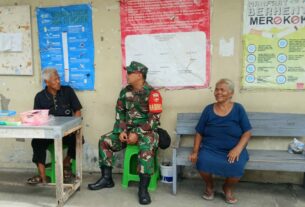Babinsa Kratonan Membaur Menjadi Sahabat di Tengah Warga Binaannya