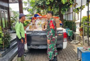 Babinsa Tipes Pantau Sembako Murah Di Wilayah Binaan