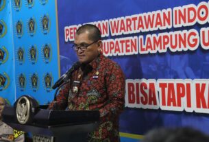 Pj. Bupati Lampung Utara Apresiasi PWI Atas Kepedulian Terhadap Pencegahan DBD dan Antisipasi Banjir