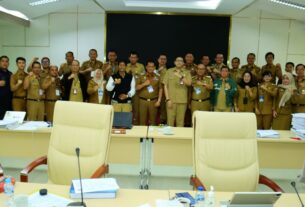 Pj. Bupati Lampung Utara Raih Predikat Terbaik dari Irjen Kemendagri atas Laporan Kinerja Triwulan III