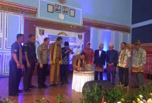 HUT Ke-54 Pekon Suka negri jaya dihadiri oleh para Pimpinan Kabupaten dan Kecamatan Talangadang kabupaten Tanggamus