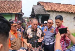 Intensitas curah hujan Cukup Tinggi, Pj. Bupati Lampura Tinjau Titik Rawan Banjir