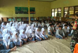 Koramil Juwangi Bangkitkan Minat Siswa Menjadi Prajurit TNI