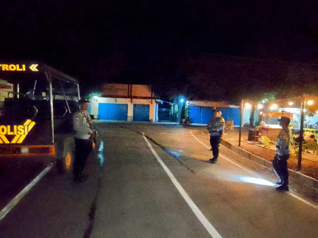 Polsek Tumijajar Tingkatkan Patroli Di Titik Strategis Guna Cegah Kejahatan Malam