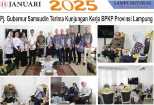 Pj. Gubernur Samsudin Terima Kunjungan Kerja BPKP Provinsi Lampung