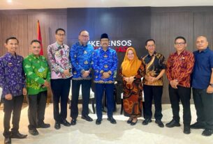 Elfianah Boyong Punggawa Dinsos Mesuji ke Kemensos RI