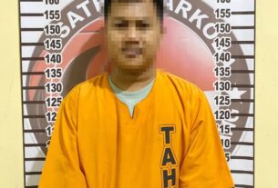 Gasak Narkoba, Polres Tulang Bawang Tangkap Pemuda Pengangguran Yang Edarkan Sabu