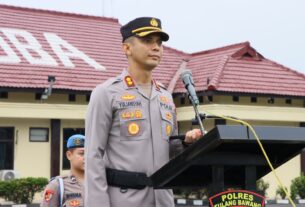 Pesan Kapolres Tulang Bawang Saat Pimpin Upacara Hari Kesadaran Nasional