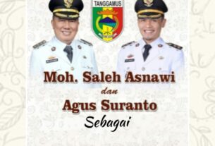 Selamat atas pelantikan Bupati dan Wakil Bupati Tanggamus Hi.Moh.Saleh Asnawi dan Agus Suranto periode 2025-2030