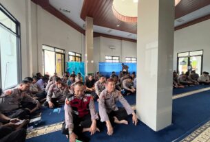 Tingkatkan kualitas rohani dan mental personil, Polres Lampung Utara Gelar Binrohtal