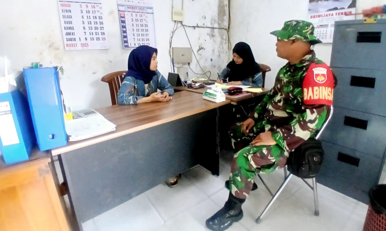 CV. Berkat Utama Jadi Sasaran Komsosnya Babinsa Kratonan