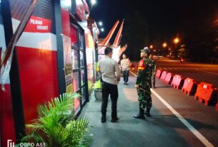 H-2 Idul Fitri 1446 H, Dandim 0735/Surakarta Cek Pos PAM Pastikan Kesiapan Personil Pengamanan Arus Mudik