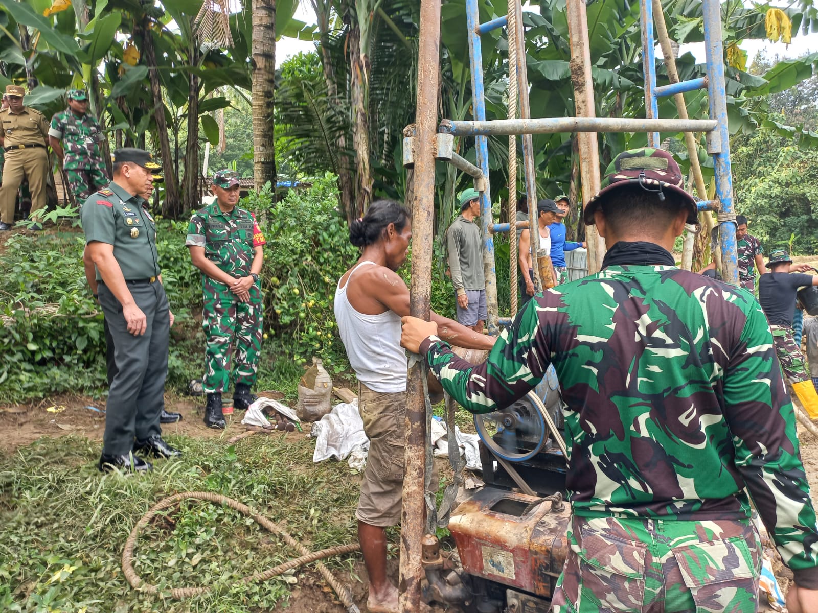 Pembuatan Sumur Bor Merupakan Program Unggulan Kasad