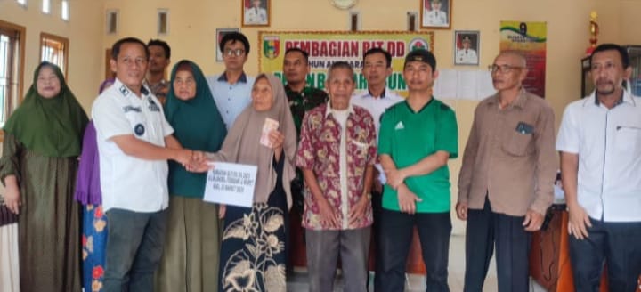 Penyaluran BLT DD Tahap-1 Tahun 2025 Direalisasikan Pemerintahan Pekon Banjar Agung
