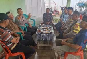Polres Lampura berikan edukasi Tidak Menggelar Hiburan Hingga Malam Hari